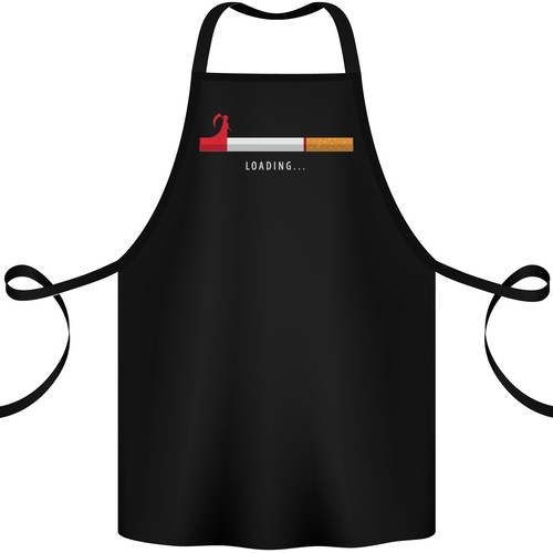 Tablier coton anti fumeur - tablier, en