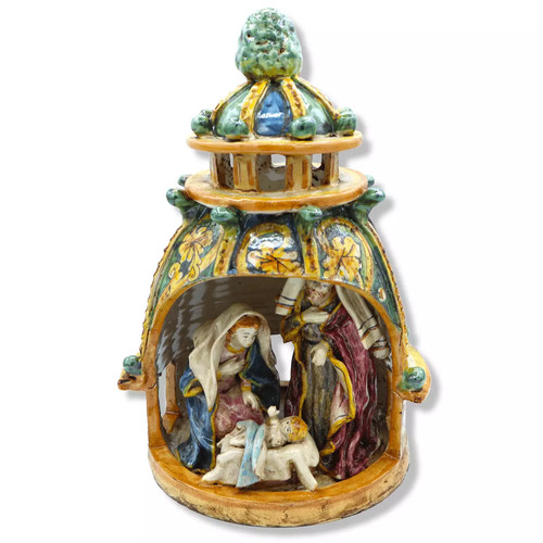 Crèche céramique - en,