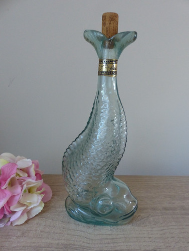 Bouteille poisson vintage - , en