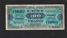 Billet de banque de France 100 francs 1944/1945