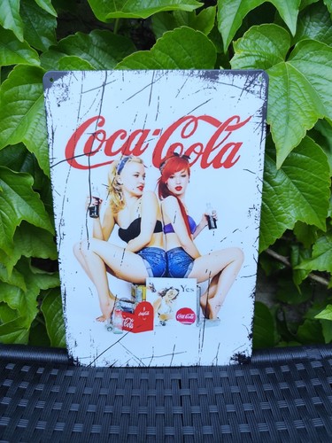 Plaque métal coca cola - plaque,