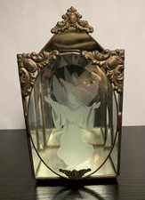 Etched Glass Angel And Metal