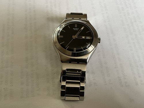Swatch irony acier - acier, quartz