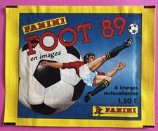 Original Pochette Bustina Packet Panini Foot 89 Championnat France Football 1989