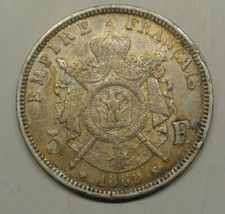 5 FRANCS NAPOLEON III 1869 BB