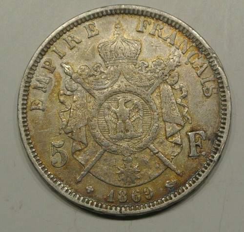 Francs napoleon iii - 5, 1869