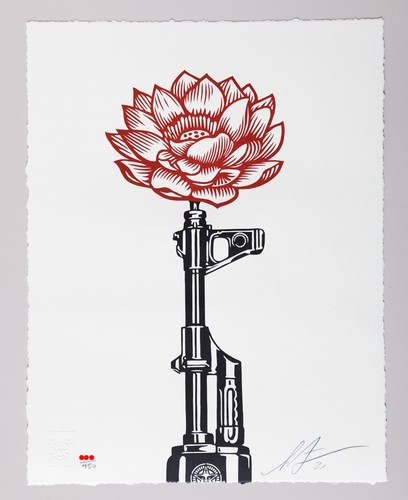 Shepard fairey obey ak 47 - fairey,
