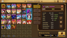 Summoner's War EU Account