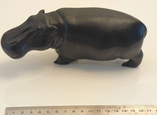 Hippopotame bois ebène - hippopotame,