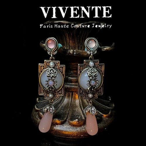 Boucles oreilles art déco - boucles,