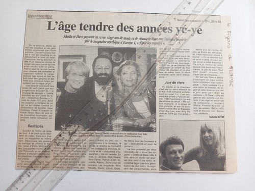 Lot coupures presse sheila - de,