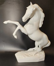 SUPERBE RARE CHEVAL EN BISCUIT