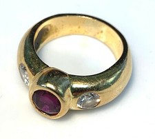 MAGNIFIQUE BAGUE OR 18 CARATS