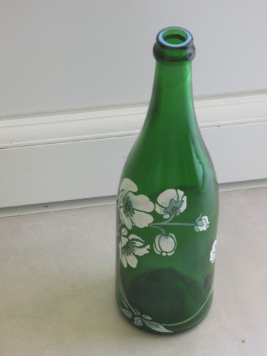 Bouteille champagne vide - bouteille, de