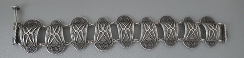 Bracelet argent massif - en,