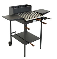 Barbecue À Charbon Et Bois