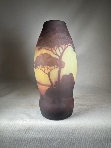 Vase argental décor - à,