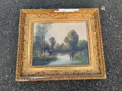 Tableau paysage rivière