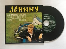 JOHNNY HALLYDAY ... LES MAUVAIS GARCONS ...  CD 4 TITRES ... CD
