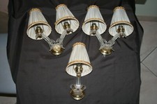 3 Appliques murales anciennes