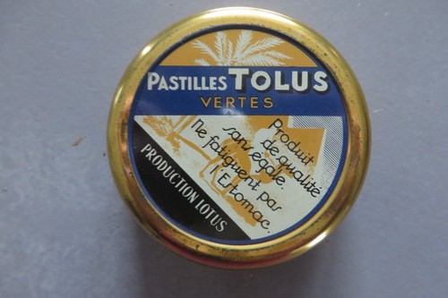 Ancienne boite pastilles - ancienne, tolus