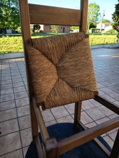 Lot chaises paillées - chaises,