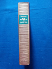 Livre la pléiade " A la recherche du temps perdu" de Proust