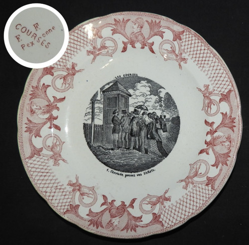 Pexonne 19ème assiette - pexonne,