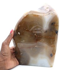 ▶️ Pierre polie de Cornaline de Madagascar, décoration minérale XXL