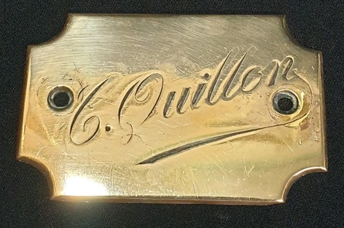Ancienne plaque métier - ancienne, de