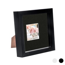 1x Noir/Noir 6" x 6" Cadre de