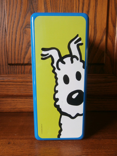 Boite metal tintin visage - boite,