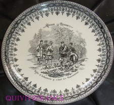 ASS121 - ASSIETTE VOYAGE EN RUSSIE halte d'infanterie - TERRE DE FER HB & CIE