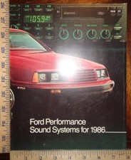 Brochure Ford Sound System