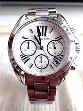 MAGNIFIQUE MONTRE DAME MICHAEL KORS,CHRONOMETRE & DATE,COMME NEUVE ,TB FONCTIONS