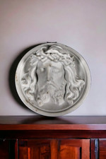 Medaille de Religieuse Christ Murale Porcelaine