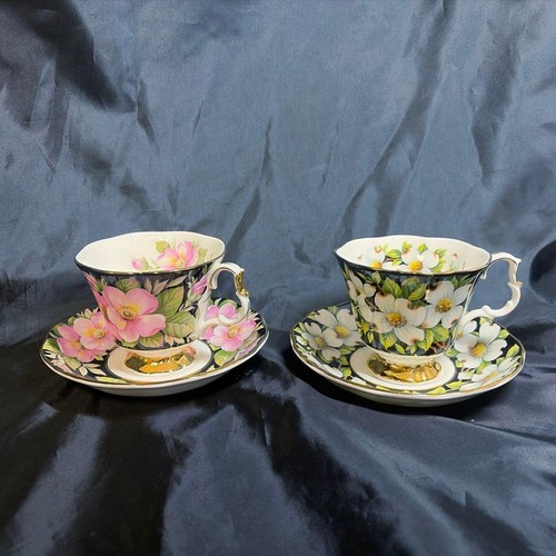Paire soucoupes tasses - de,