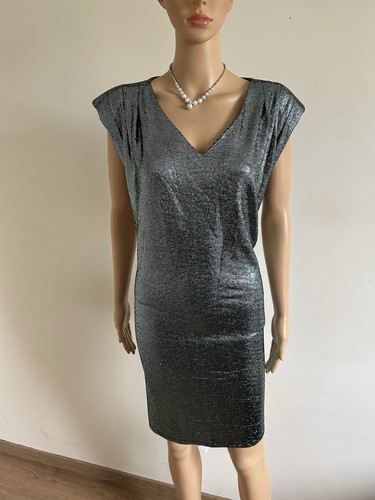 Robe verte argentée - robe, et