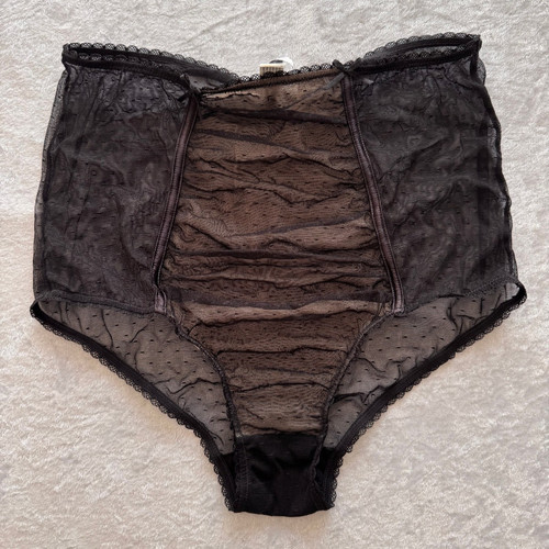 Culotte taille haute dentelle - taille,