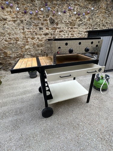 Chariot plancha gaz - chariot,
