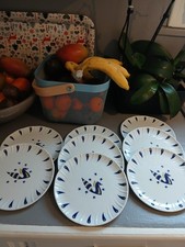 8 assiettes  Air France Jean