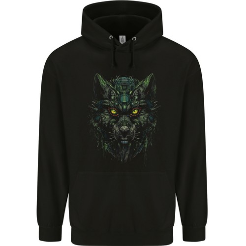 Hoodie enfant cyber loup garou - hoodie,