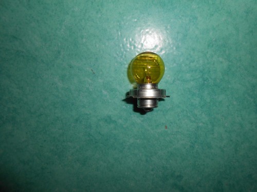 Ampoule jaune collerette 6v - jaune, à