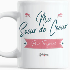 Meilleure amie Mug Soeur de Coeur Cadeau d'anniversaire, Noel, plaisir d'offrir