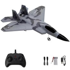– RC Avion Télécommandé F22 – Avion de Chasse Radiocommandé – Jouet Planeur T...