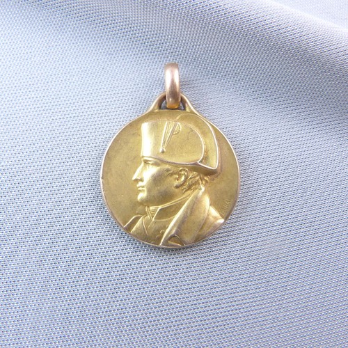 Médaille plaqué napoléon - plaqué, or