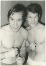 Combat de boxe opposant Pascal di Benedetto à Jean-Claude Bouttier. Sport. 1971.