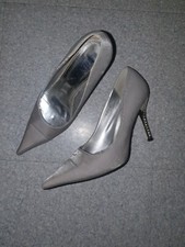 Taille 39 magnifiques chaussures escarpins argentés EXCELLENT ETAT