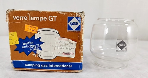 Vtg glass globe - vtg, gaz