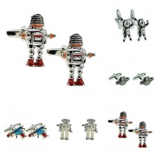 Rétro 50s Style Science-Fiction Nouveauté Boutons Robby Le Robot / Ray Pistolet/